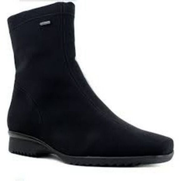 Ara Shoes - Ara Gor-Tex Black Waterproof Ankle Boots